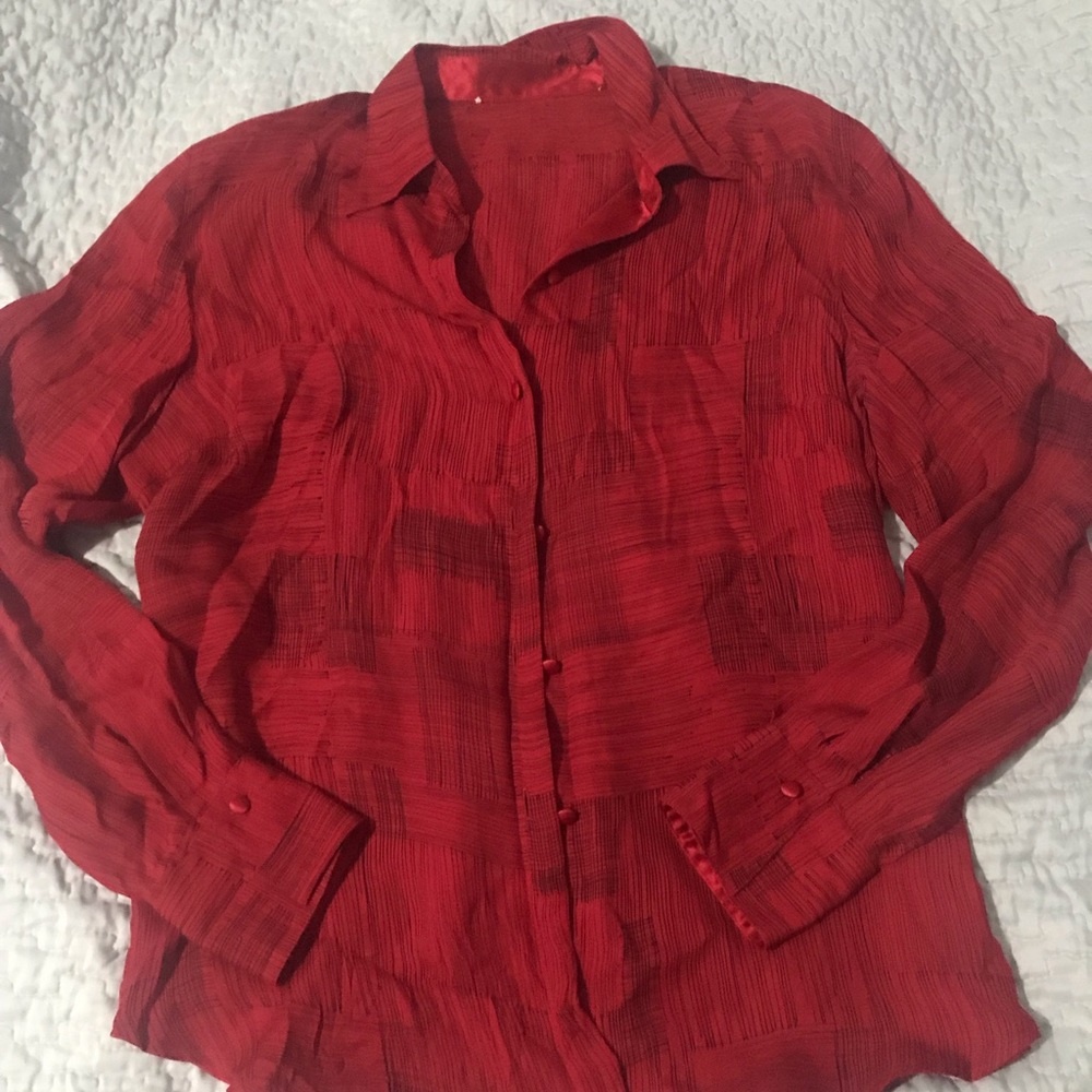 Nice red blouse